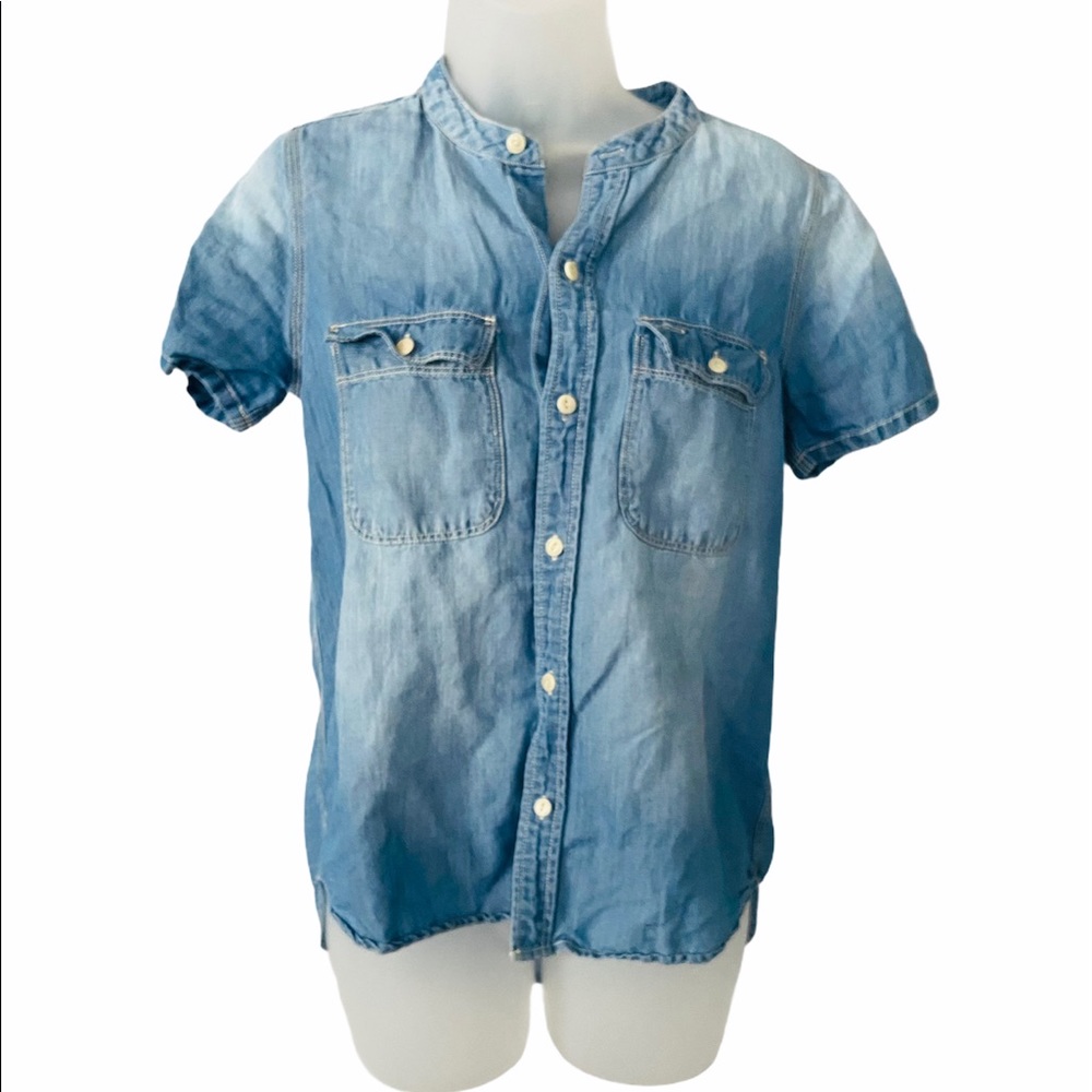 Madewell Womens Perfect Chambray Sunday Shirt XS